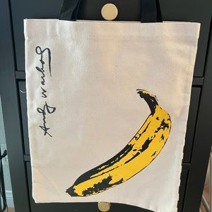 Andy Warhol banana tote